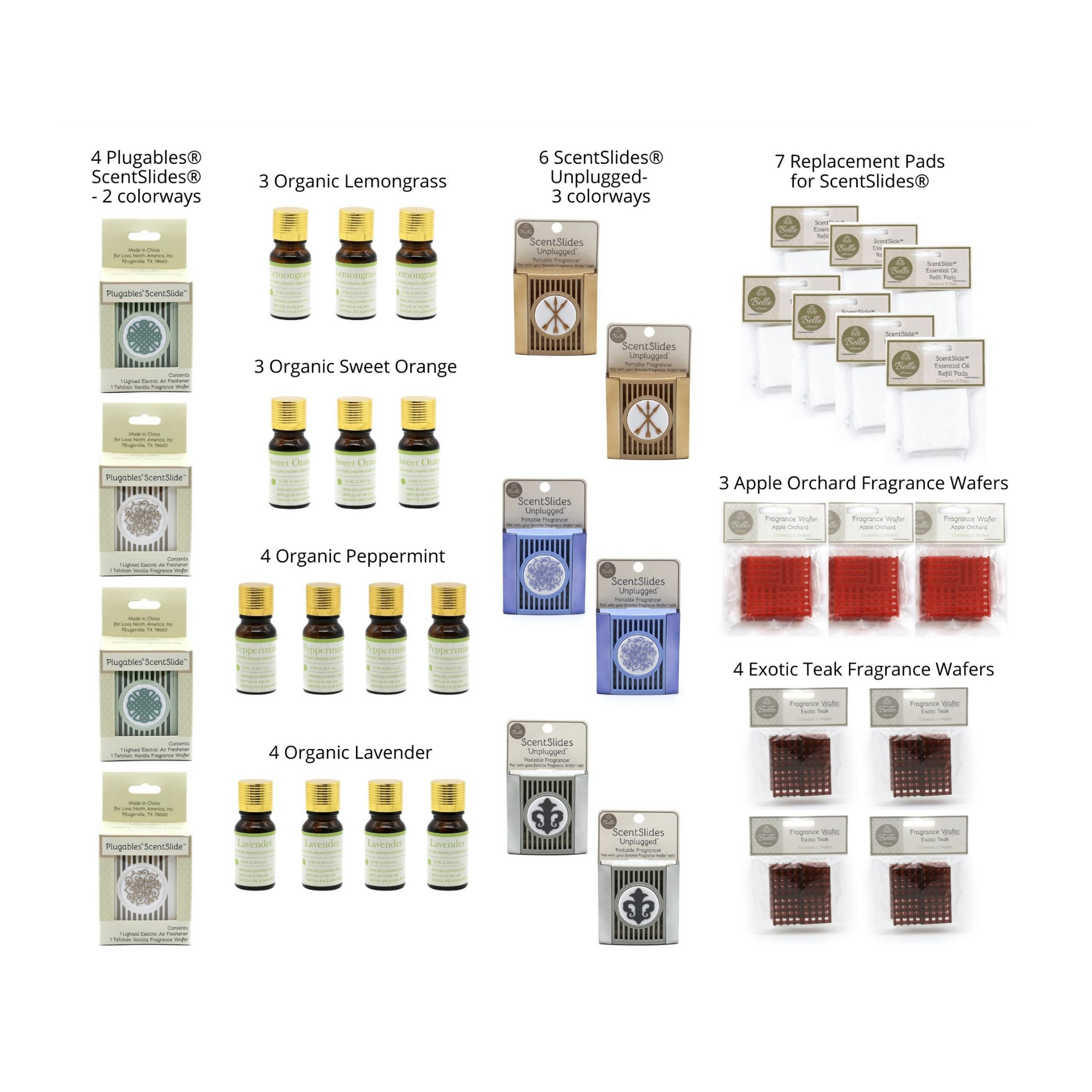 Aromatherapy + Fragrance Retail Starter Set (38-Piece Set)