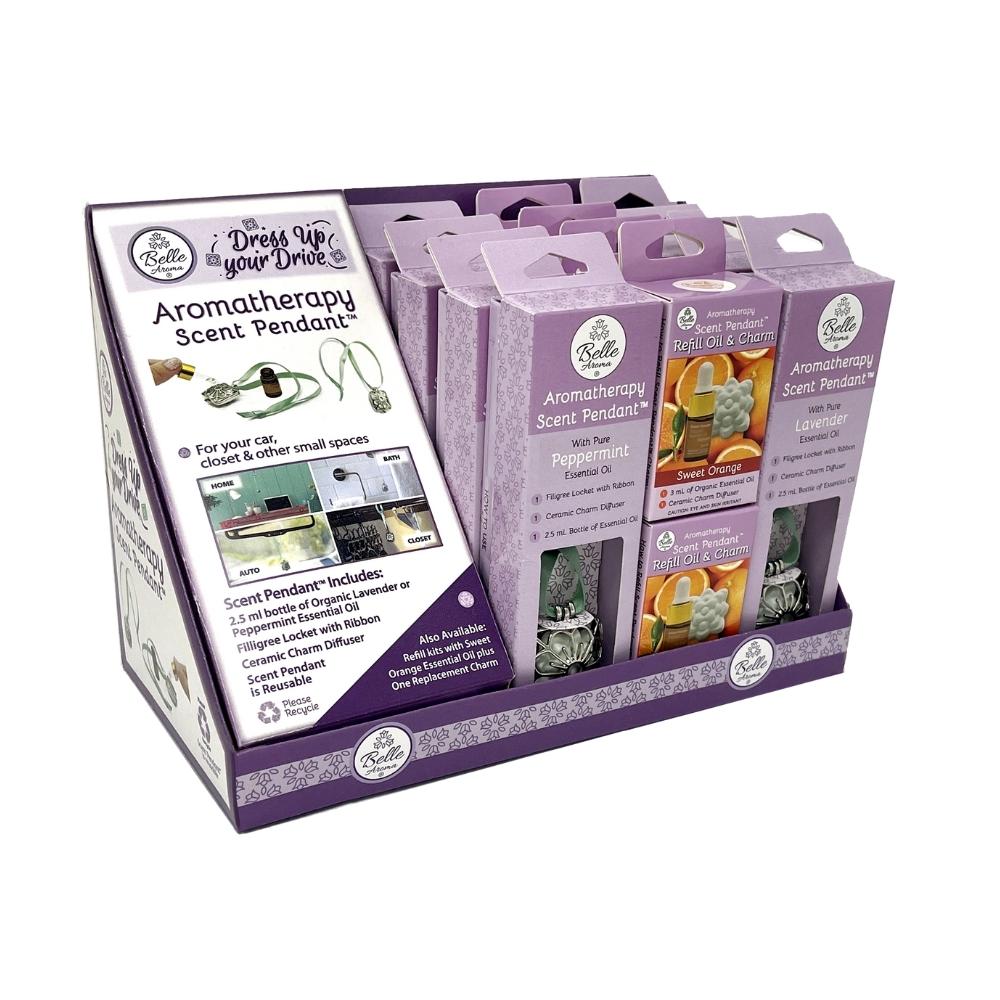 Aromatherapy Scent Pendant™ - PDQ Mixed with Refills (16 products)